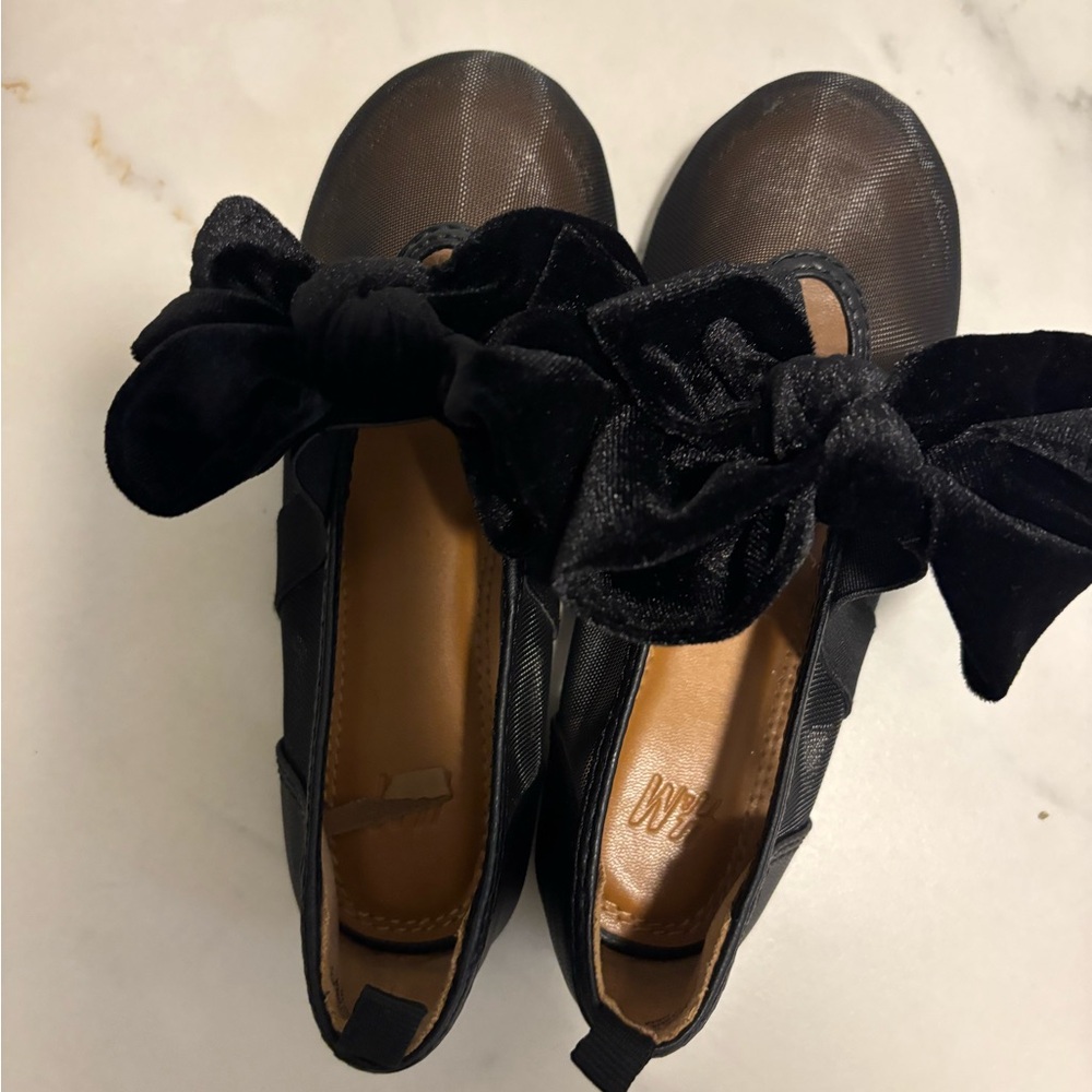 H&M Black Kids Slippers with Bow